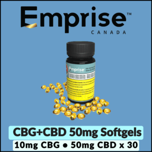 Emprise CBG+CBD 50mg Softgels