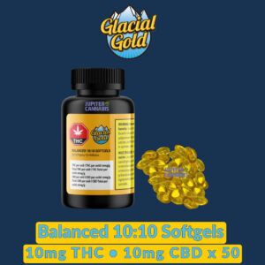 Glacial Gold Balanced 10:10 Softgels 50 Pack