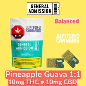 General Admissions Pineapple Guava 1:1 Gummies