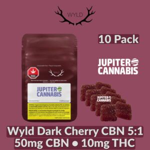 Wyld Dark Cherry CBN 5:1 Gummies