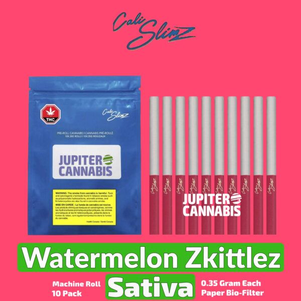 Cali Slimz Watermelon Zkittlez 10 Pack