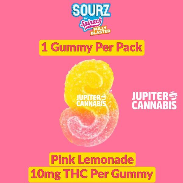 Sourz Fully Blasted Pink Lemonade Gummy