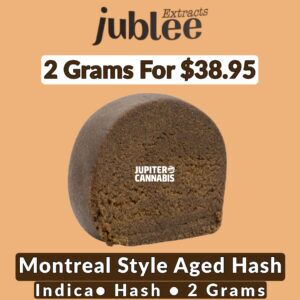 Jubilee Extracts Montreal Style Aged Hash 2 Grams