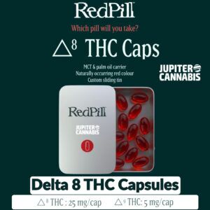 Redpill Delta 8 THC Capsules 15 Pack