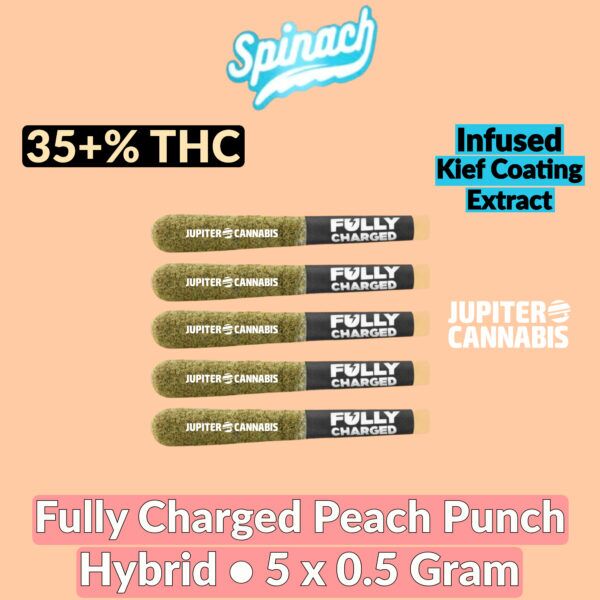 Spinach Fully Charged Peach Punch