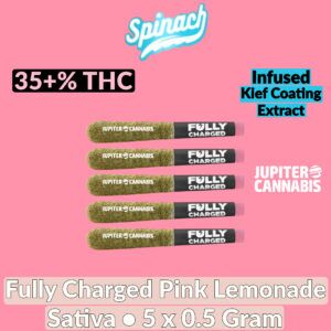 Spinach Fully Charged Pink Lemonade