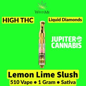 Weed Me Max Lemon Lime Slush Liquid Diamond Vape