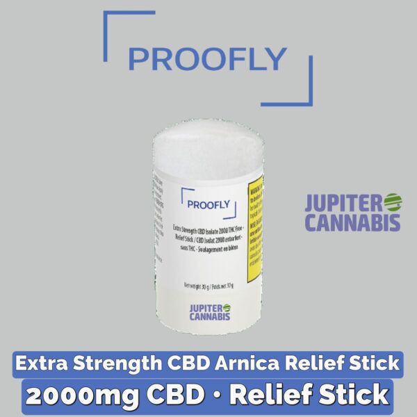 Proofly CBD Extra Strength CBD Arnica Relief Stick