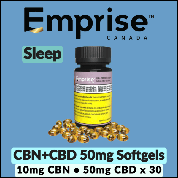 Emprise CBN+CBD 50mg Softgels