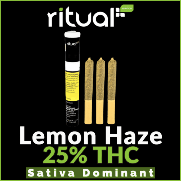 Ritual Sticks Lemon Haze Pre Rolls