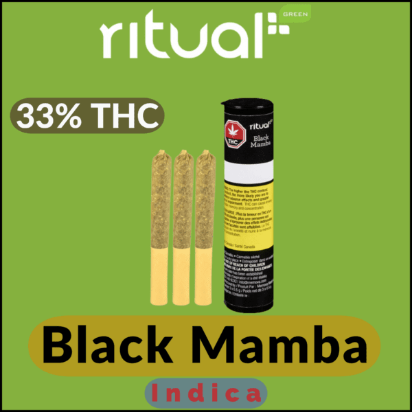 Ritual Sticks Black Mamba Pre Rolls