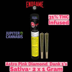 Endgame Astro Pink Diamond Dank 1's Infused Pre Rolls