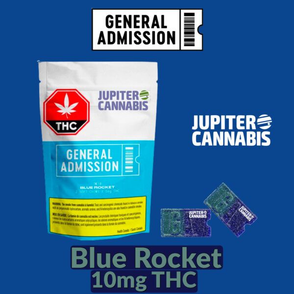 General Admission Blue Rocket THC Gummies
