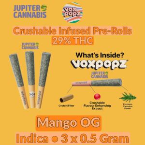 Vox Popz Mango OG Crushable Infused Pre-Rolls