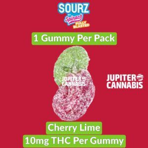 Sourz Fully Blasted Cherry Lime Gummy