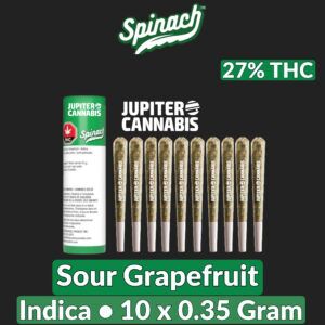Spinach Atomic Sour Grapefruit 10 Pack