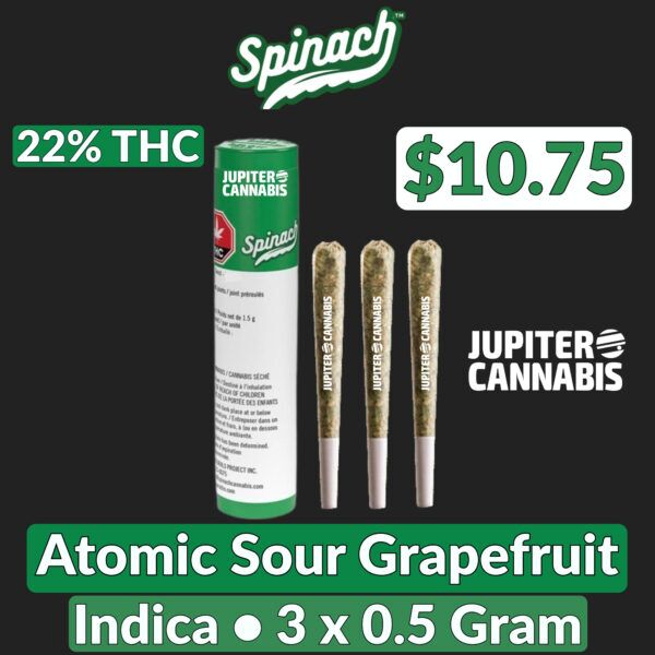 Spinach Atomic Sour Grapefruit 3 Pack