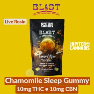 Blast Lunar Eclipse Chamomile Live Rosin THC:CBN Gummy
