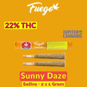 Fuego Sunny Daze 1 Gram Joints 2 Pack