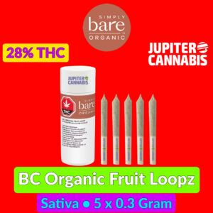 Simply Bare BC Organic Fruit Loopz Pre Rolls