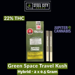 Steel City Green Space Travel Kush 2 Pack