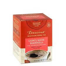 Teeccino Lion's Mane Rhodiola Mushroom Tea
