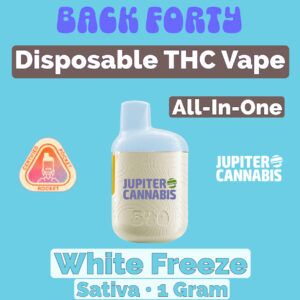 Back Forty White Freeze Disposable Vape