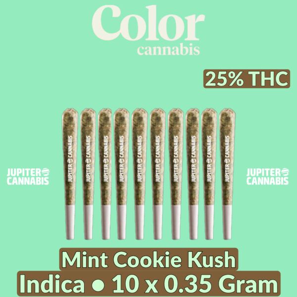 Color Cannabis Mint Cookie Kush 10 Pack