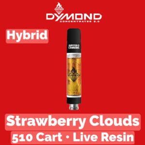 Dymond Concentrates Strawberry Clouds Live Resin 510 Vape Cart