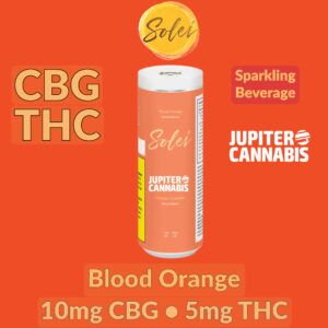 Solei Blood Orange THC:CBG Sparkling Beverage