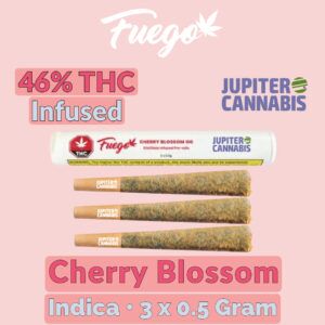 Fuego Cherry Blossom Infused Pre Rolls