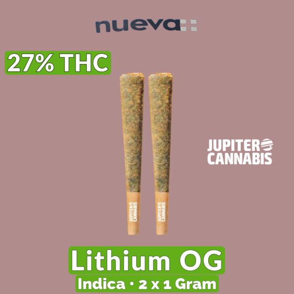 Nueva Lithium OG Pre-Rolls 2 Pack