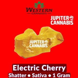 Western Cannabis Electric Cherry Shatter 1 Gram