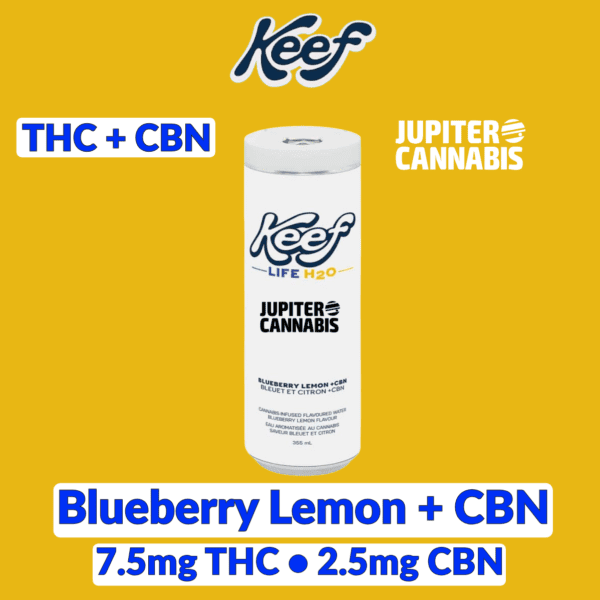 Keef H2O Blueberry Lemon CBN Water