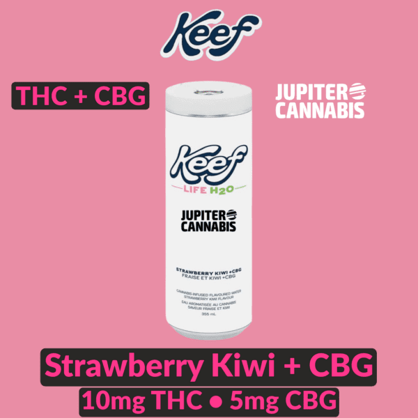 Keef H2O Strawberry Kiwi CBG Water