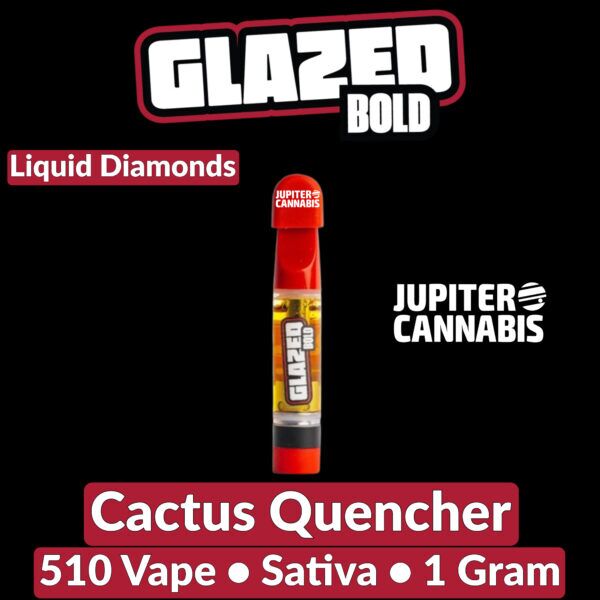 Bold Glazed Cactus Quencher Diamonds Vape 1 Gram