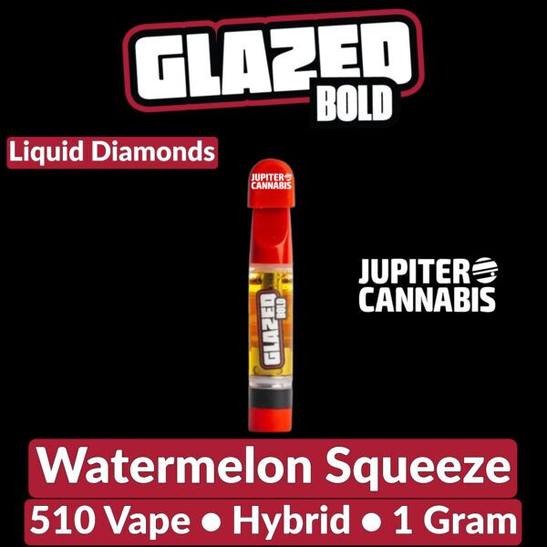Bold Glazed Watermelon Squeeze Diamonds Vape 1 Gram