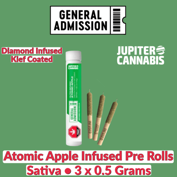General Admission Atomic Apple Infused Pre Rolls