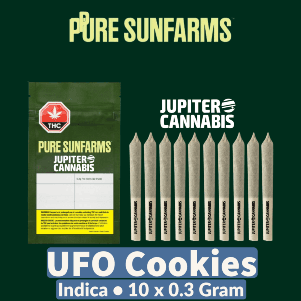 Pure Sunfarms UFO Cookies 10 Pack