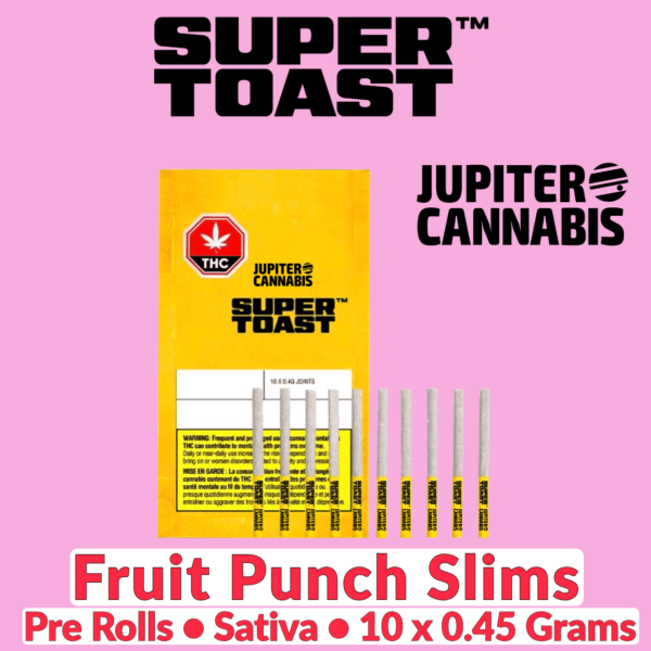 Super Toast Fruit Punch Slims 10 Pack