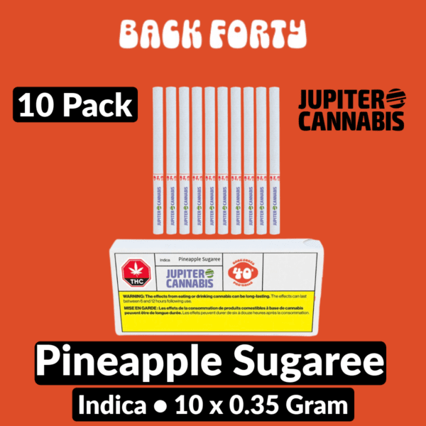 Back Forty Pineapple Sugaree 10 Pack