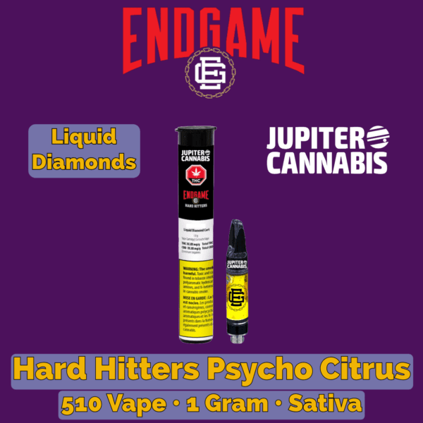 Endgame Hard Hitters Psycho Citrus Liquid Diamond Vape
