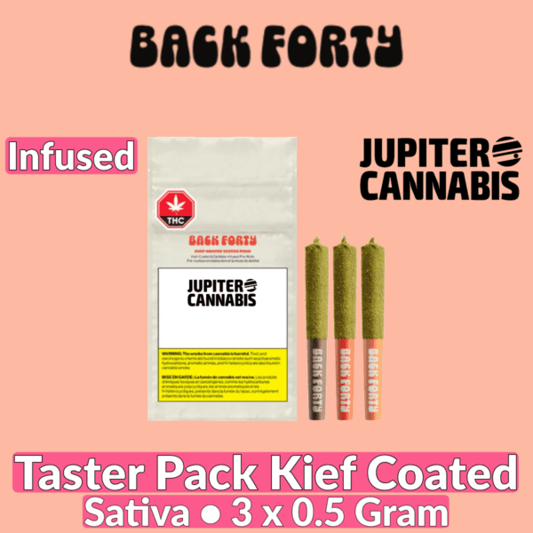 Back Forty Kief Coated Taster Pack 3 Pack