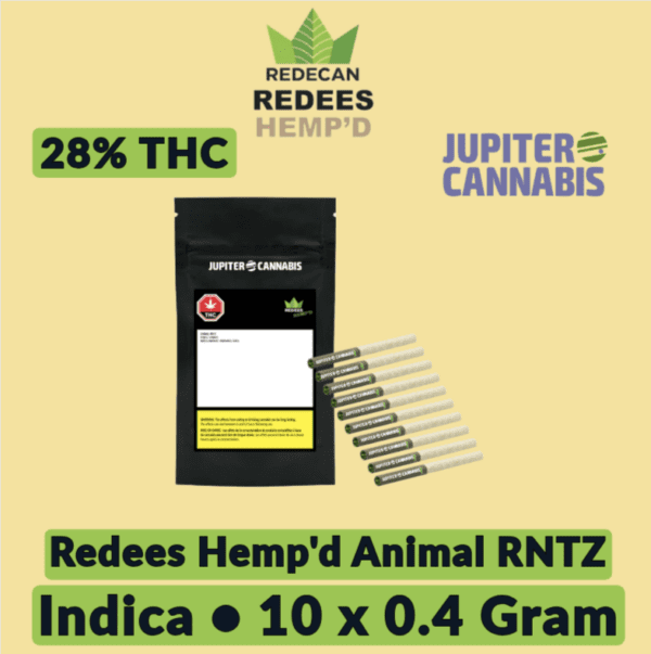 Redees Hemp'd Animal RNTZ 10 Pack