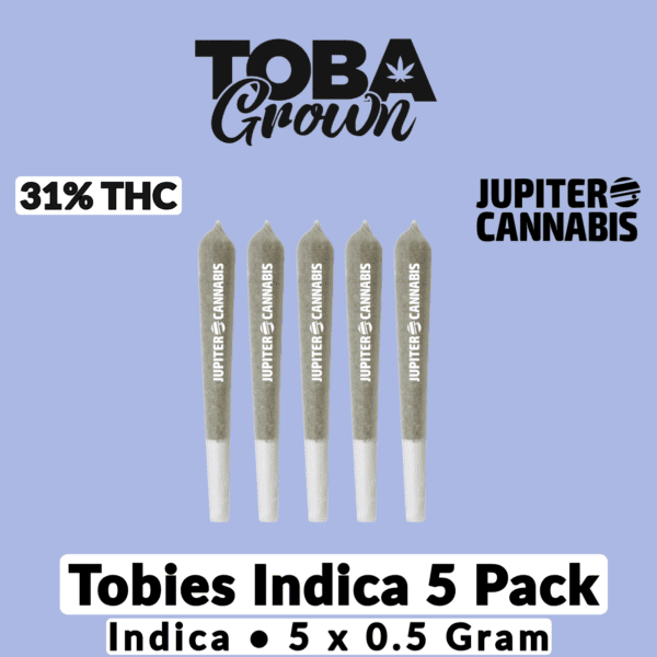 Tobagrown Tobies Indica 5 Pack