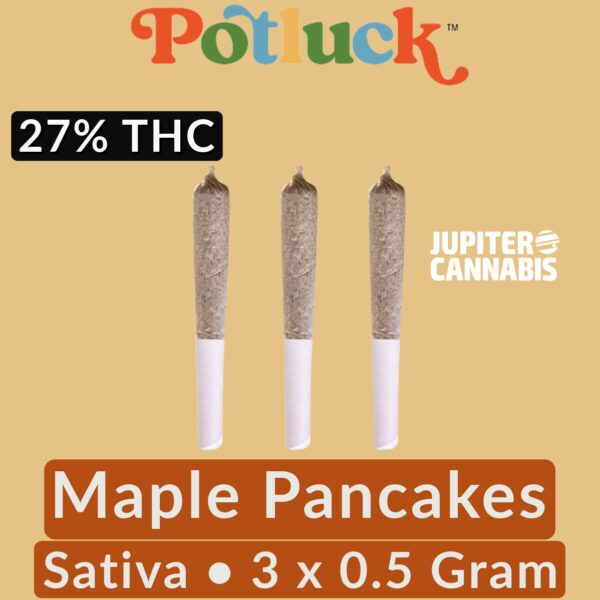 Potluck Maple Pancakes 3 Pack