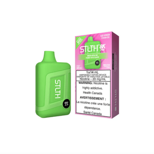 STLTH 8K Pro Disposable Green Apple Ice