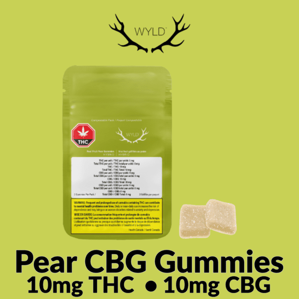 Wyld Pear CBG Balanced Gummies