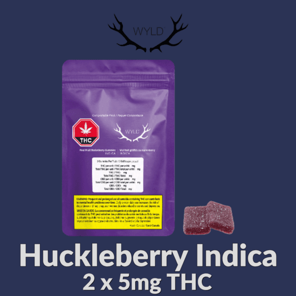 Wyld Huckleberry Indica Gummies