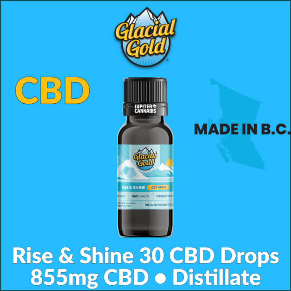 Glacial Gold Rise & Shine 30 CBD Drops